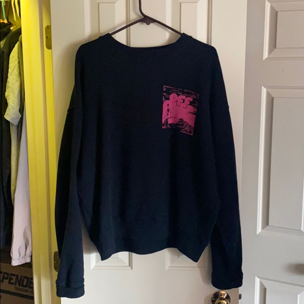 Off White Floating Skull Crewneck